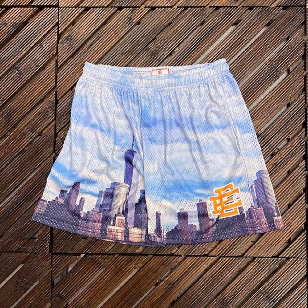 Eric Emanuel EE City Sky Print Casual Sports Shorts